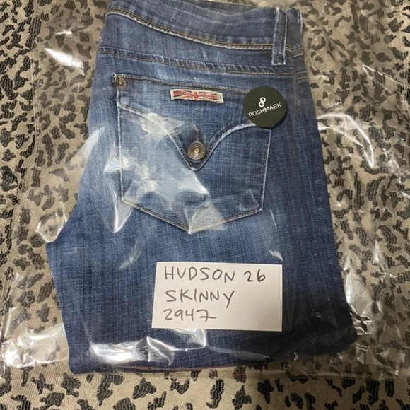 Hudson vintage straight leg jeans - Picture 2 of 12